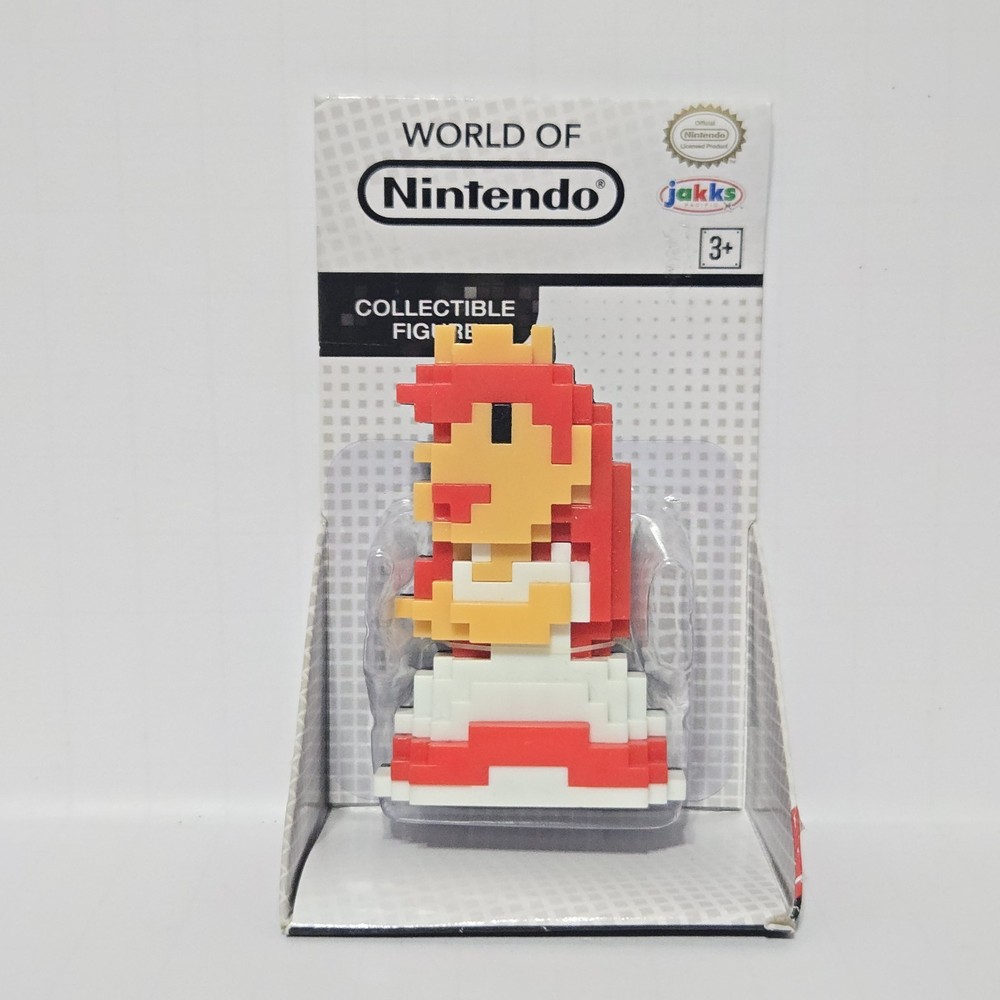 World of Nintendo 8-Bit Princess Peach 2.5” Figure Jakks Pacific 2017
