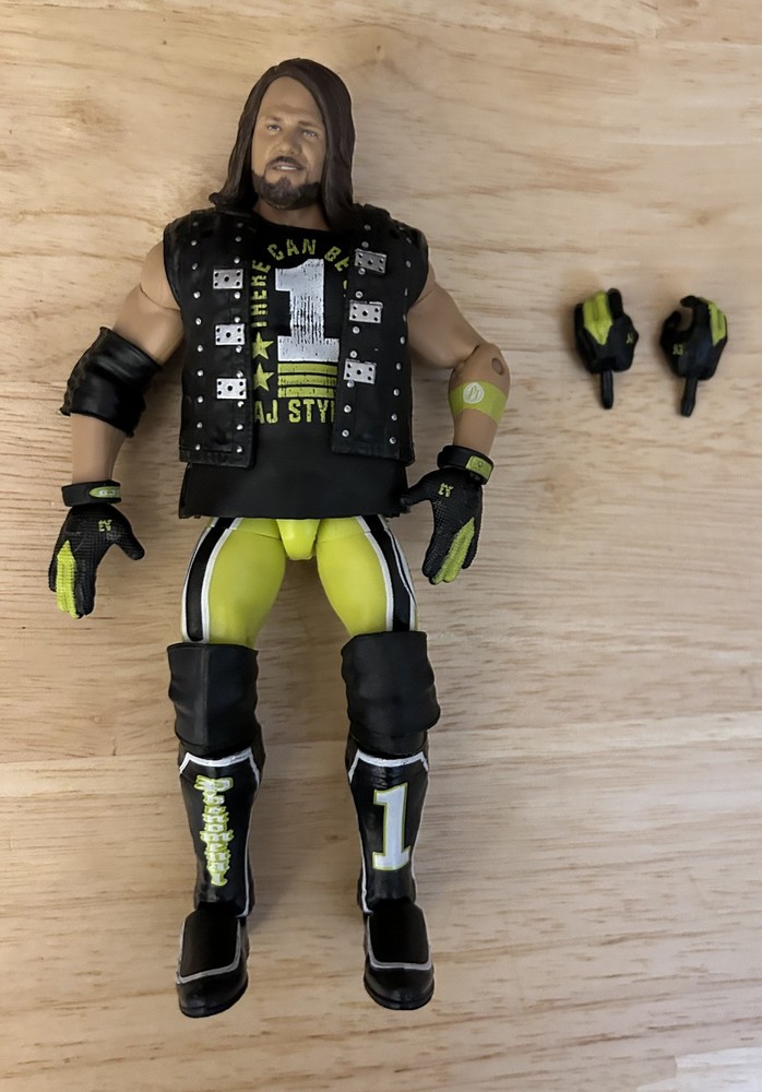 WWE Mattel Elite Series 74 AJ Styles – Loose and Complete