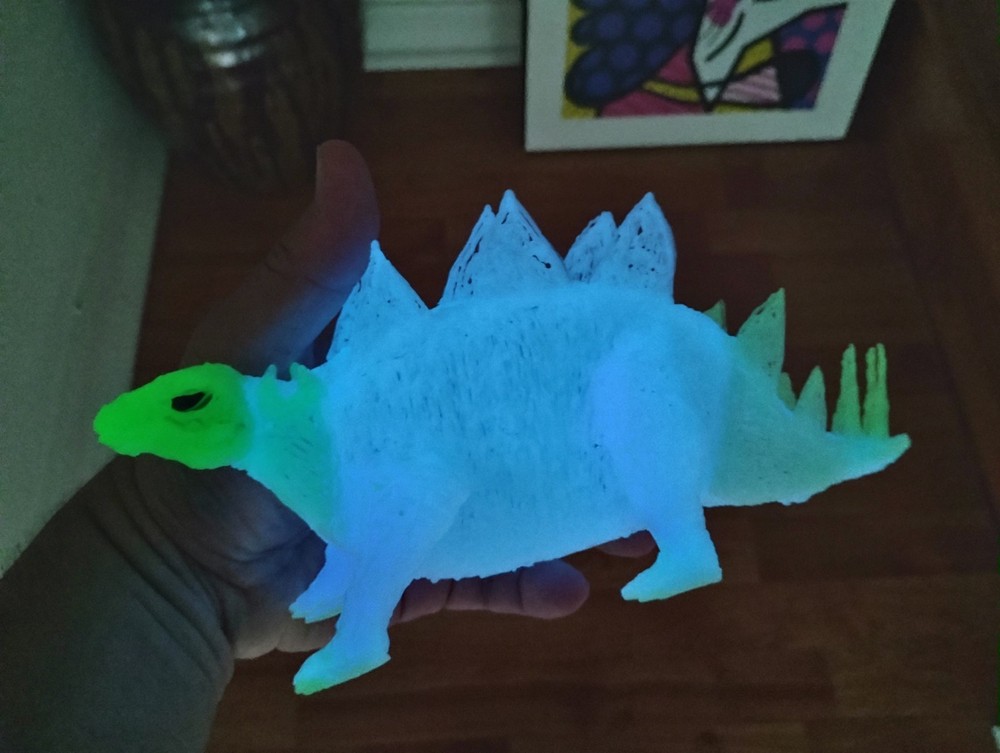 The First Gods STEGOSAURUS Lost World Creations Glow In The Dark PLA Figure