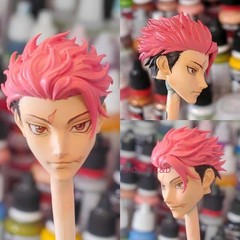 1/12 Jujutsu Kaisen Itadori Yuji Head Carving For 6″ VTOYS Romankey Figure Body