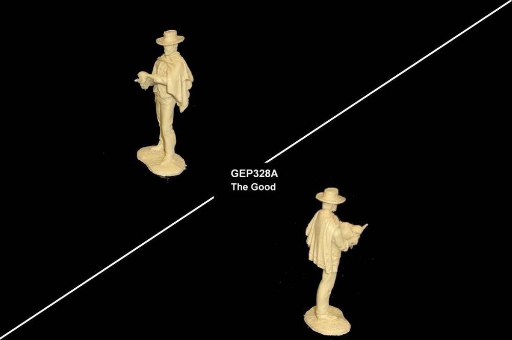 The Good, The Bad and The Ugly Western movies toy soldiers MARX playsets 54mm