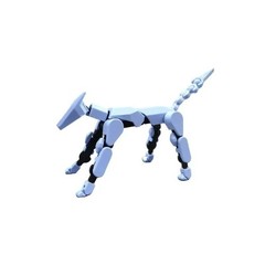 DIY Luminous T13 Robot Movable Joint 3D Printed Action Figure Kids Gift