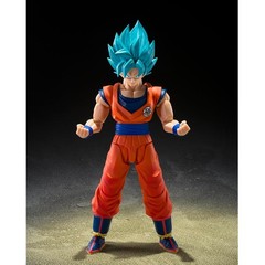 BANDAI S.H.Figuarts Super Saiyan God SS Son Goku Blue Power Transcending Limits