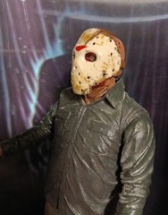 Custom NECA accessories Jason Voorhees Resin UBER mask and PRE UBER+Machete 