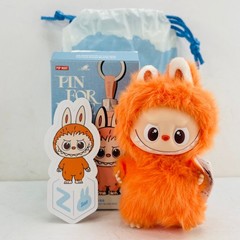 POP MART Labubu The Monsters Pin For Love Series Mini Vinyl Plush Doll Pendant Z