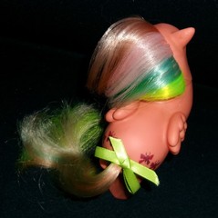 My Little Pony MLP Vintage Rainbow Pegasus Flutterbye #3 EXCELLENT glittery G1