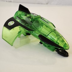 GREEN LANTERN Jet Airplane Transparent DC Comics Mattel 2009 Space Ship Missile