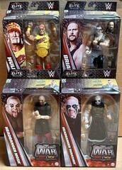 WWE Elite Monday Night Wars Complete Set of 4, (Series 11) w/ Rick Rude BAF