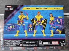 Marvel Legends Uncanny X-Men 60th Anniversary Banshee Gambit Psylocke 3 Pack
