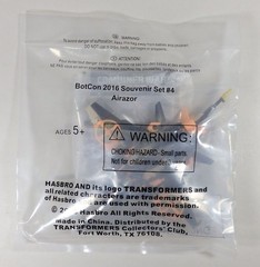 Transformers BotCon 2016 Souvenir Set #4 Airazor Bot Con Exclusive Transformer