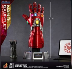 Hot Toys Iron Man Nano Infinity Gauntlet 1/1 Life Size Avengers Endgame LMS-007