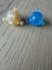 Lot Of 8 Different Skull Panda Gashapon Authentic Pop Bean Gumballs
