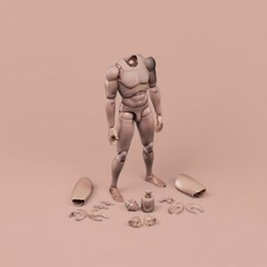 New MX02-A 12inch Europe Skin Male Action Figure Body Fit For 1/6 Head Sculptzzb