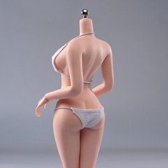 USA 1/6 Female Large Bust Body Makeup Detail Pale Skin Seamless Soldier Figure