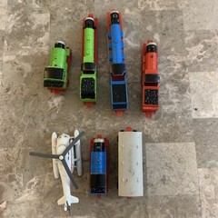 Vintage ERTL Thomas the Tank Engine Diecast Train Lot of 7 80s 90s Harold Gordon