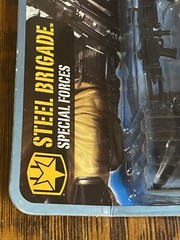 GI JOE PURSUIT OF STEEL BRIGADE #1111 SPECIAL FORCES! ROUGH CARD SEALED! POC