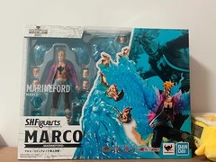 Bandai S.H.Figuarts Marco Marineford Summit War Ver. Action Figure New in Stock