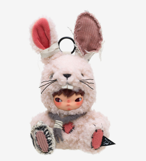 NWT Pop Mart Hirono Little Hare Plush Doll Pendant