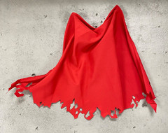 SU-MF-ZBC: 1/12 Battle Damaged Wired Red cape for 6″ ~ 7″ Action Figures
