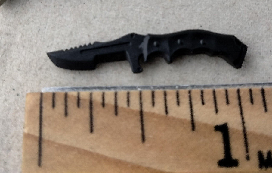 Tactical Combat Survival Knife 1:12 Scale Weapon Action Figure Accessory Blade