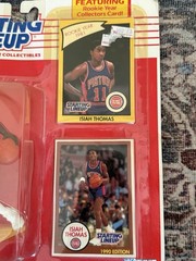Kenner Starting Lineup Isiah Thomas Pistons 1990 Figure w/ Ball & Card