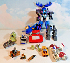 Lot 2 Hasbro Transformer Parts & Pieces Lot ~ None Complete ~ Action Figure Toys