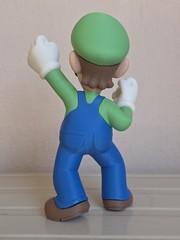 3D Printed Luigi Figure 9.1in – PLA Collectible – Super Mario Gaming Decor