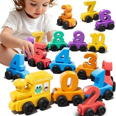 Magnet Number Train Set for Toddlers 3-4 Years Old – Counting , Color Sorting…