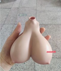 1:6 Suntan Super Large Breast Bust Kits Cover Fit 12” Female PH Action Figure