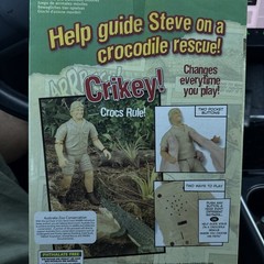 Steve Irwin Talking Action Figure 9″ Wildlife Adventure Crocodile Hunter NEW BOX