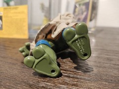 1994 Playmates TMNT Undercover Leonardo Purple accessories loose complete