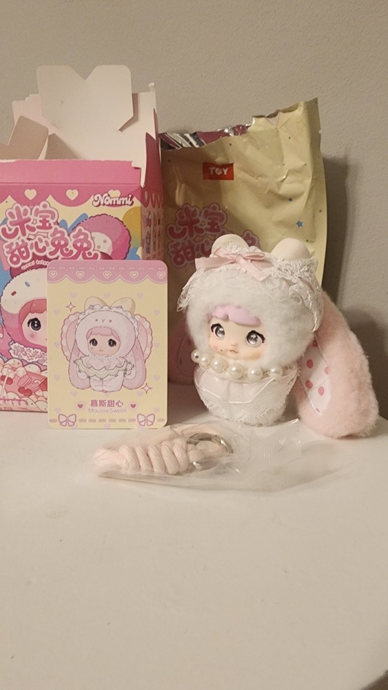 NOMMI Baby Sweetheart Bunny ~Confirmed Mousse Sweet Plush Pendant
