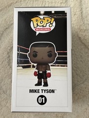 Signed Mike Tyson Funko Pop Boxing JSA Witnessed COA w/ protective case