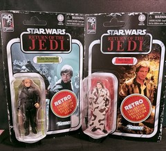 Kenner Retro Star Wars Retro Collection Set! Luke Skywalker / Han Solo – NEW!!!