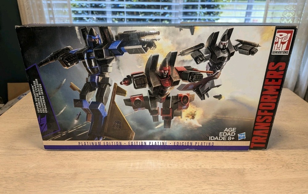 Transformers Platinum Edition Seeker Squadron Box Set SEALED Thrust Dirge Ramjet