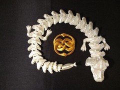 NES the Neverending Story Falcor luck dragon and Auryn pendant Falkor & Orin