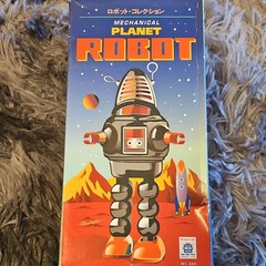 HA HA TOY Mechanical Planet Robot MS-430 Tin Toy with Box for Ages 8-11 Years