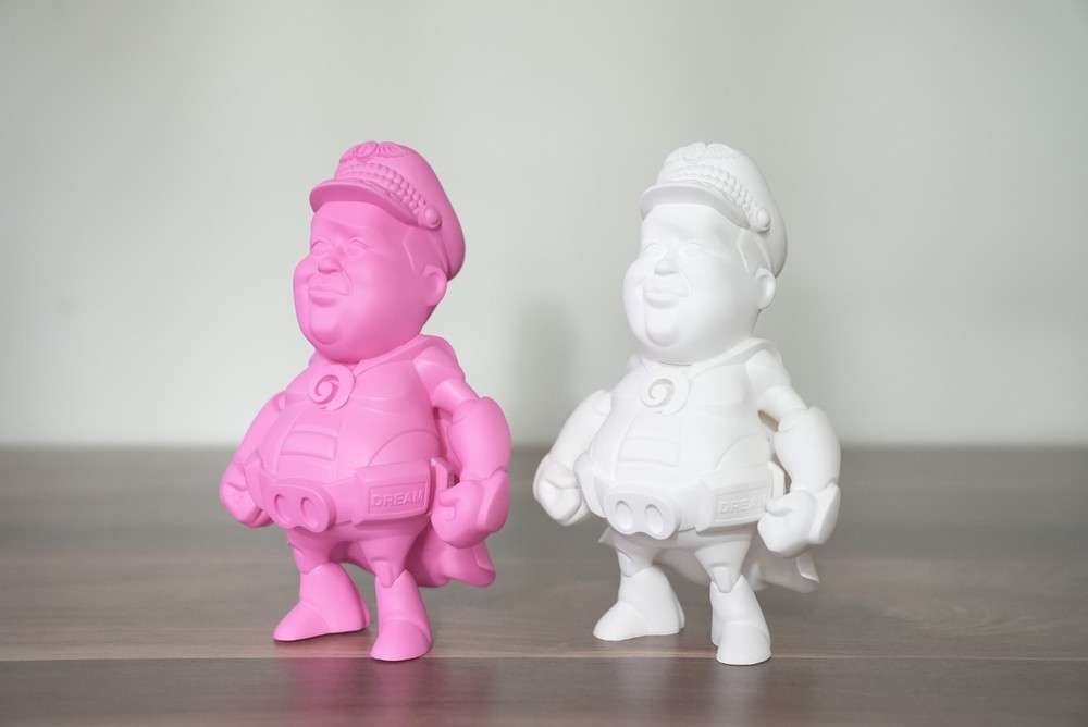 Coarse Toys Tanman Tan Man White & Pink Limited to 1111 pieces each