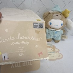 TOPTOY Sanrio Characters Latte Baby Series Opened Box-Sea Salt Latte Cinnamoroll