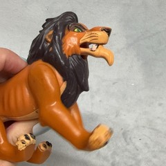 Disney The Lion King Scar Action Figure Brown 5in Plastic Toy Loose Villain