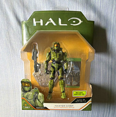 Halo Infinite Master Chief Action Figure w/ Assault Rifle Boxed