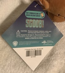New Scooby Doo Plush Stuffed Animal Toy 7″ Cartoon Authentic TV Movie Cute