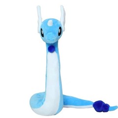 Anime Cute Blue Dragonair 26″ Dragon Plush Cartoon Stuffed Toy Soft Doll