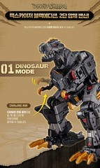 Miniforce Dinoid Warrior REX KAISER BLACK EDITION Limited Transformer Dino Robot