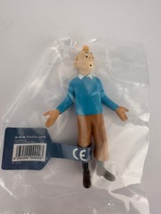 Original The Adventures of Tintin Action Figures 6 PCS Set Toy Cake Toppers NEW