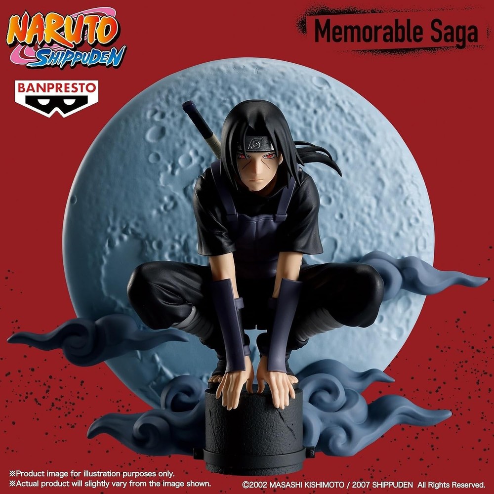 Naruto Uchiha Itachi Memorable Saga Figure Banpresto Moon Ninja Assassin