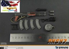 1/6 AKS47 Gun model Folding Buttstock Assault Rifle Weapon For 12″ Figure ❶USA❶