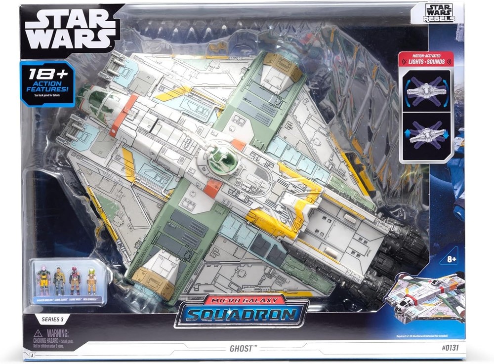 S03 #0131 Star Wars Micro Galaxy Squadron Ghost