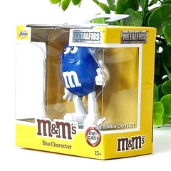 Jada M&M’s Blue Character 3″ Die Cast Figure Metalfigs Collectible M&M New