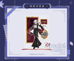 Official Genshin Impact FES 2026 The Knave Arlecchino Acrylic Stand Badge Set
